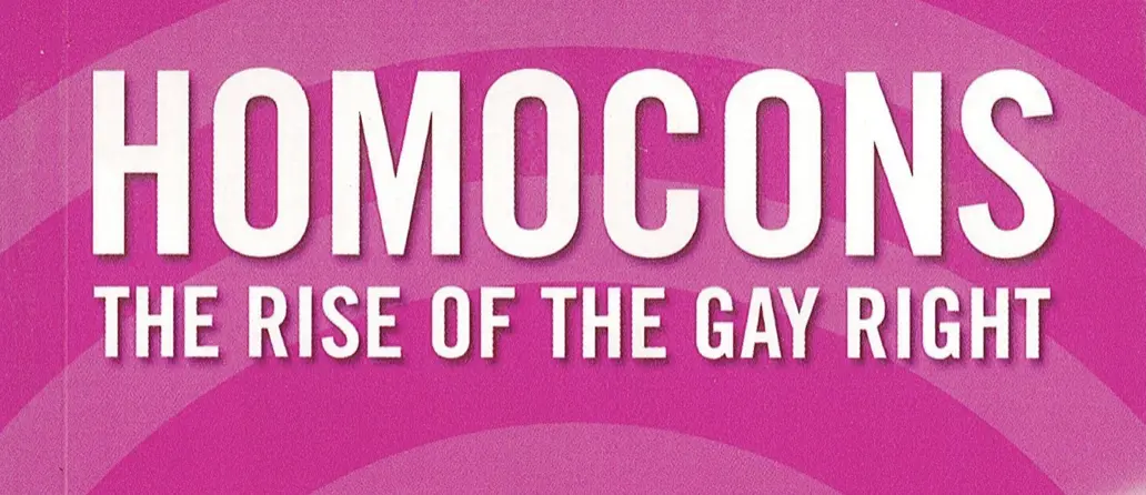 Homocons. The Rise of the Gay Right (Cover-Bild Richard Goldstein, 2003)